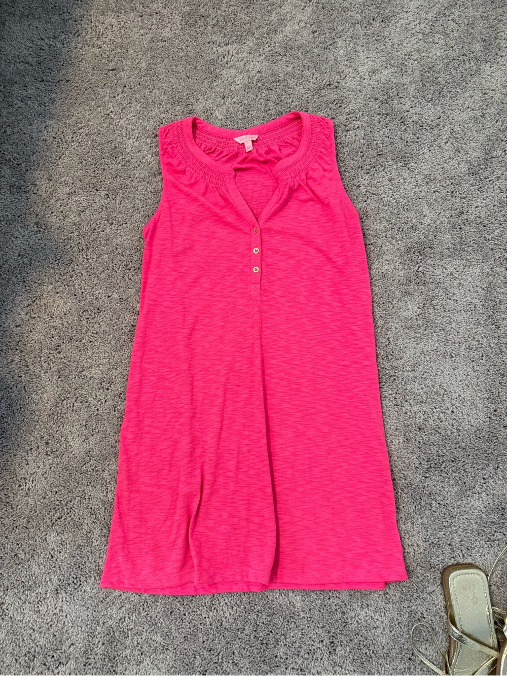 Lilly Pulitzer Hot Pink Sleeveless Shift Dress